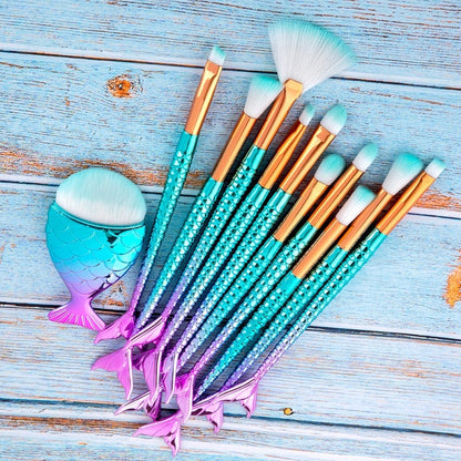 11pcs Makeup Brushes Kit
